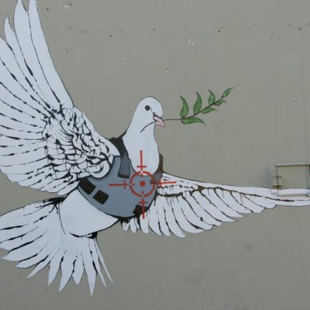 Banksy's Armored Dove